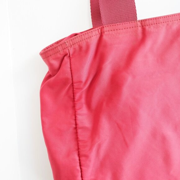 Authentic Preowned Prada Red Nylon Tote Bag - Picture 7 of 14